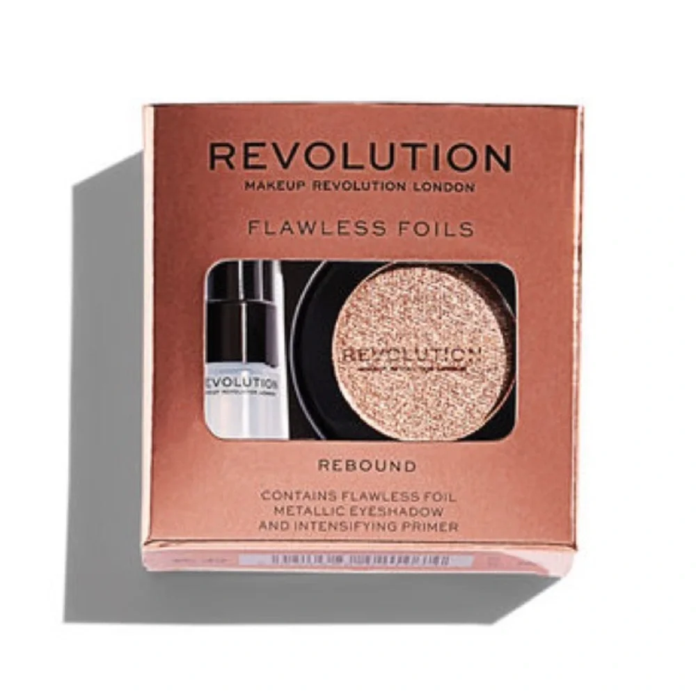 Revolution Flawless Foils Eyeshadow Set of 2 -Rebound